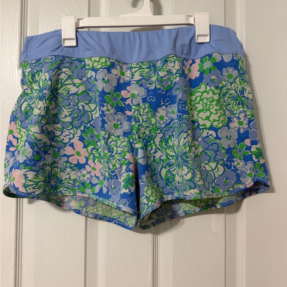 Lilly Pulitzer Luxletic Athletic Shorts Sz XL